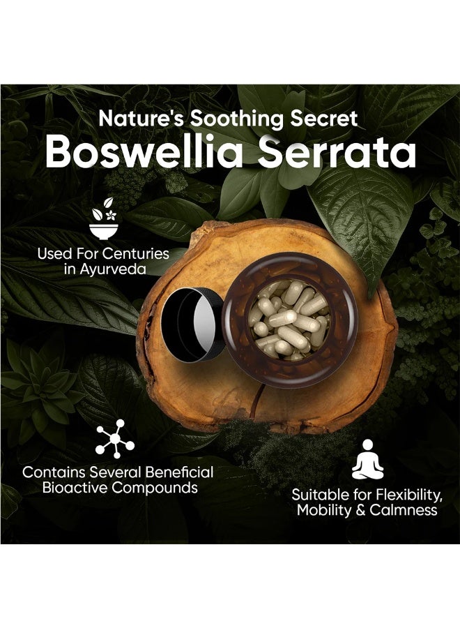 بوسويليا سيراتا – 2000 مجم – 180 كبسولة – صنع في المملكة المتحدة – يدعم صحة المفاصل وتقليل الالتهابات - Image 4